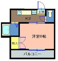静岡県沼津市山王台(マンション)の賃貸物件の間取り