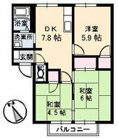 フレグランス春日 B棟の間取り