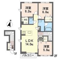 物件の間取り画像