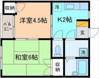 ドミールカトウの間取り