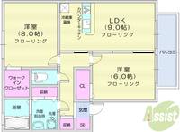 ラルーナ2の間取り