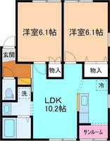 物件の間取り画像