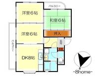 晴海コーポラスの間取り