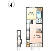 神奈川県秦野市南矢名5(アパート)の賃貸物件の間取り