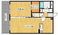 福岡県久留米市原古賀町(マンション)の賃貸物件の間取り