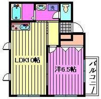 埼玉県さいたま市南区曲本2(アパート)の賃貸物件の間取り