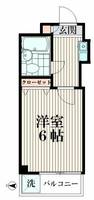 東京都大田区大森北6(マンション)の賃貸物件の間取り