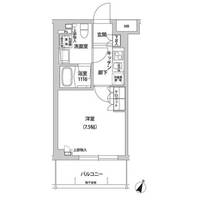 東京都品川区上大崎1(マンション)の賃貸物件の間取り