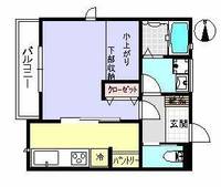 クランツ市川の間取り