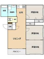 物件の間取り画像