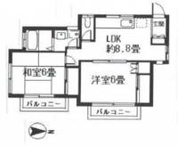 神奈川県川崎市麻生区千代ケ丘5(マンション)の賃貸物件の間取り