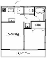 エクレールYASUDOMEの間取り