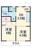 湘南コテージの間取り