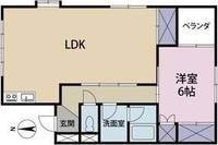 コーポ飛鳥Bの間取り