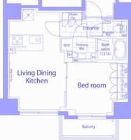 東京都台東区元浅草2(マンション)の賃貸物件の間取り
