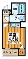 東京都渋谷区笹塚2(マンション)の賃貸物件の間取り