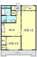 ハイツ第一エコーの間取り