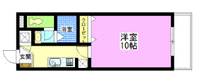 岡山県岡山市北区西市(マンション)の賃貸物件の間取り
