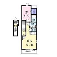 長野県長野市松岡1(アパート)の賃貸物件の間取り