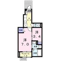 フランセス高柳 IIの間取り
