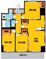 物件の間取り画像