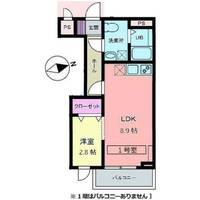メリディアン多賀城南宮 壱番館の間取り