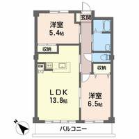 ブルースカイマンションの間取り