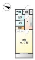愛媛県伊予市米湊(アパート)の賃貸物件の間取り