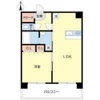 新潟県新潟市中央区紫竹山2の賃貸マンションの間取り