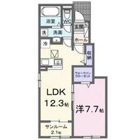 林町アパートの間取り