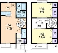 茨城県鹿嶋市厨5(アパート)の賃貸物件の間取り