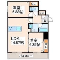 物件の間取り画像