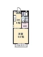 山口県防府市高倉2(アパート)の賃貸物件の間取り