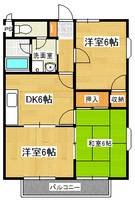 埼玉県春日部市南1(マンション)の賃貸物件の間取り