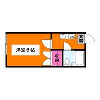 東京都目黒区目黒3(アパート)の賃貸物件の間取り