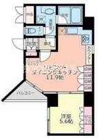 東京都中央区日本橋3(マンション)の賃貸物件の間取り