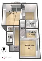 物件の間取り画像