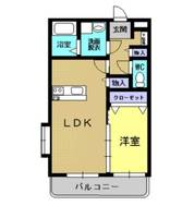 岡山県総社市真壁の賃貸マンションの間取り