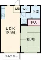 ビブロスヒルA・Bの間取り