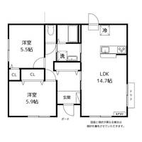 物件の間取り画像