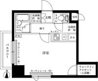 ルーブル清澄白河弐番館の間取り