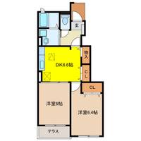 岐阜県大垣市青柳町4(アパート)の賃貸物件の間取り