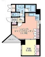 東京都中央区東日本橋3(マンション)の賃貸物件の間取り
