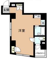 神奈川県横浜市中区曙町3(マンション)の賃貸物件の間取り