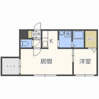 レジーナ南4条の間取り