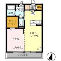 Glicine花高松の間取り