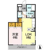 高知県高知市高須新町2(アパート)の賃貸物件の間取り