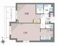 東京都世田谷区砧4(マンション)の賃貸物件の間取り