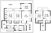 滋賀県彦根市栄町2(一戸建)の賃貸物件の間取り