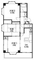 物件の間取り画像